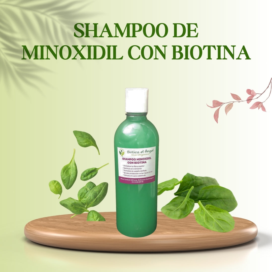 Shampoo Minoxidil con Biotina