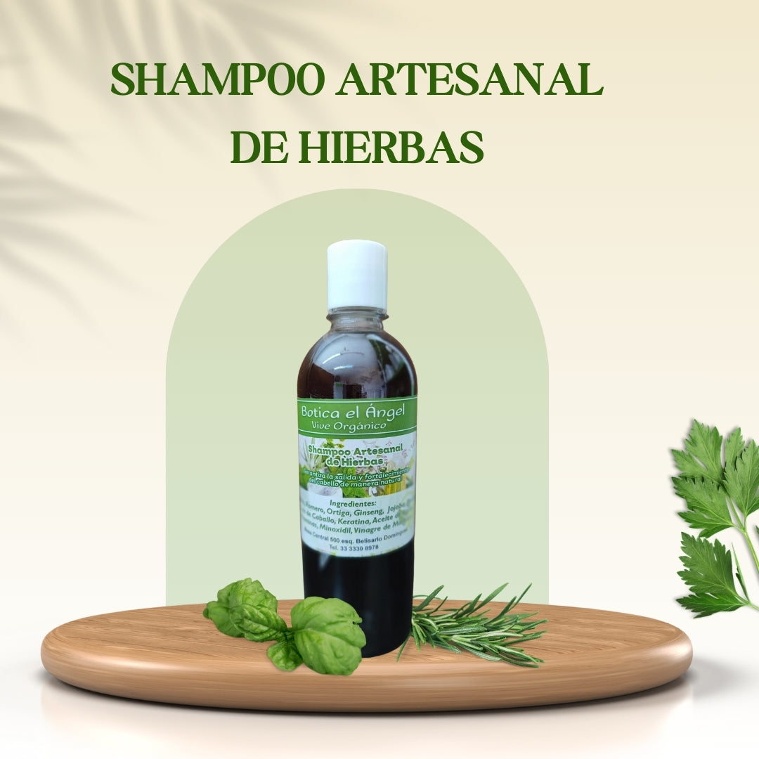 Shampoo artesanal de hierbas